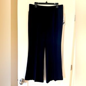 New! Nine West Suit Separates Black Slacks Wide Leg Women’s size 10